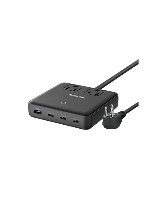 TESSAN Multiple Devices Fast Charging Station - Black