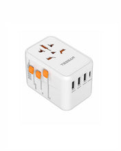 TESSAN GaN Universal Travel Adapter with USB-C - White