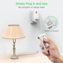 TESSAN Lights/Fans Wireless Electrical Outlet Plug Switch (1 Remote + 1 Outlet)