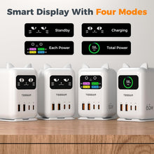 TESSAN PD 65W USB C Charging Station CS07