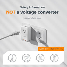 TESSAN Universal Travel Adapter PD 45W