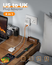 TESSAN UK Travel Adapter with 20W USB-C Fast Charging