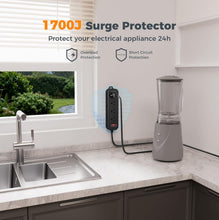 TESSAN Outdoor Weatherproof Surge Protector 1700J WP101