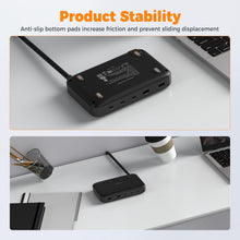 TESSAN Multiple Devices Fast Charging Station - Black