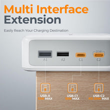 TESSAN Flat Extension Cord Surge Protector Power Strip