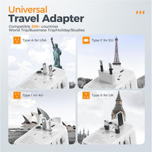 TESSAN Universal Travel Adapter with USB-C Cable