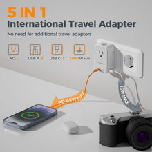 TESSAN Universal Travel Adapter PD 45W