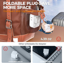 TESSAN US to UK Travel Plug Adapter Type G
