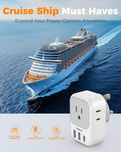 TESSAN US to UK Plug Adapter Type G 161