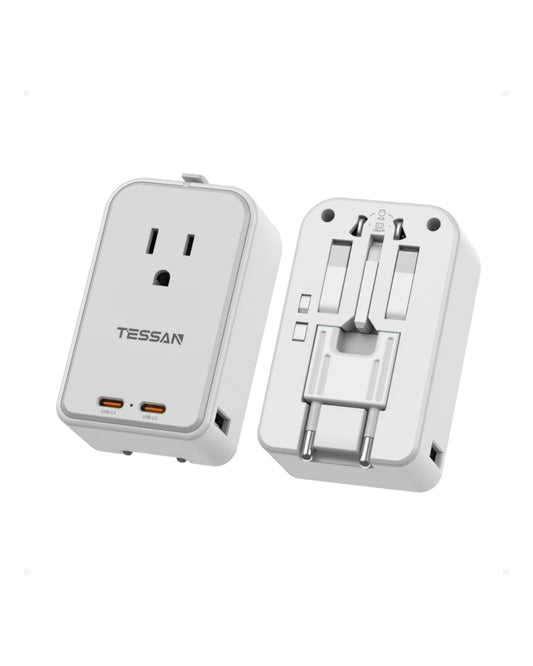 TESSAN Universal Travel Adapter PD 45W