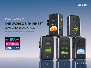 TESSAN AERO 70 Smart Travel Adapter for Global Travel