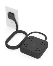 TESSAN Flat Plug Surge Protector Power Strip 102
