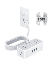 TESSAN Flat Plug Surge Protector Power Strip 1020