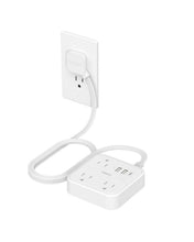 TESSAN 15W Flat Plug Surge Protector Power Strip 103