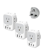 TESSAN US to UK Plug Adapter Type G 161
