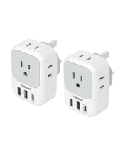 TESSAN US to UK Plug Adapter Type G 161