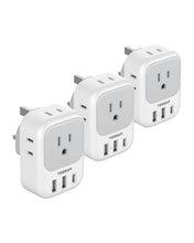 TESSAN US to UK Plug Adapter Type G 161
