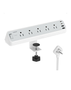 TESSAN Desk Clamp 2100J Surge Protector Power Strip PS06