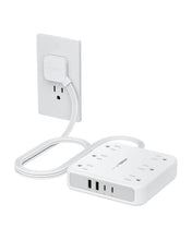 TESSAN Flat Extension Cord Surge Protector Power Strip