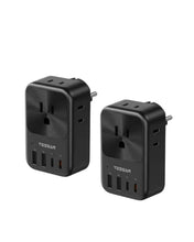 TESSAN Type F Travel Plug Adapter with 20W USB-C Charging