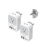 TESSAN Type F Travel Plug Adapter with 20W USB-C Charging