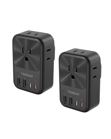 TESSAN UK Travel Adapter with 20W USB-C Fast Charging